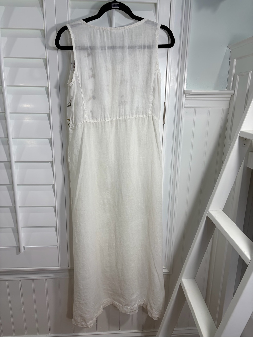 Johnny Was Ivory Maxi Dress with Multicolor Floral Embroidery - Picture 2 of 7